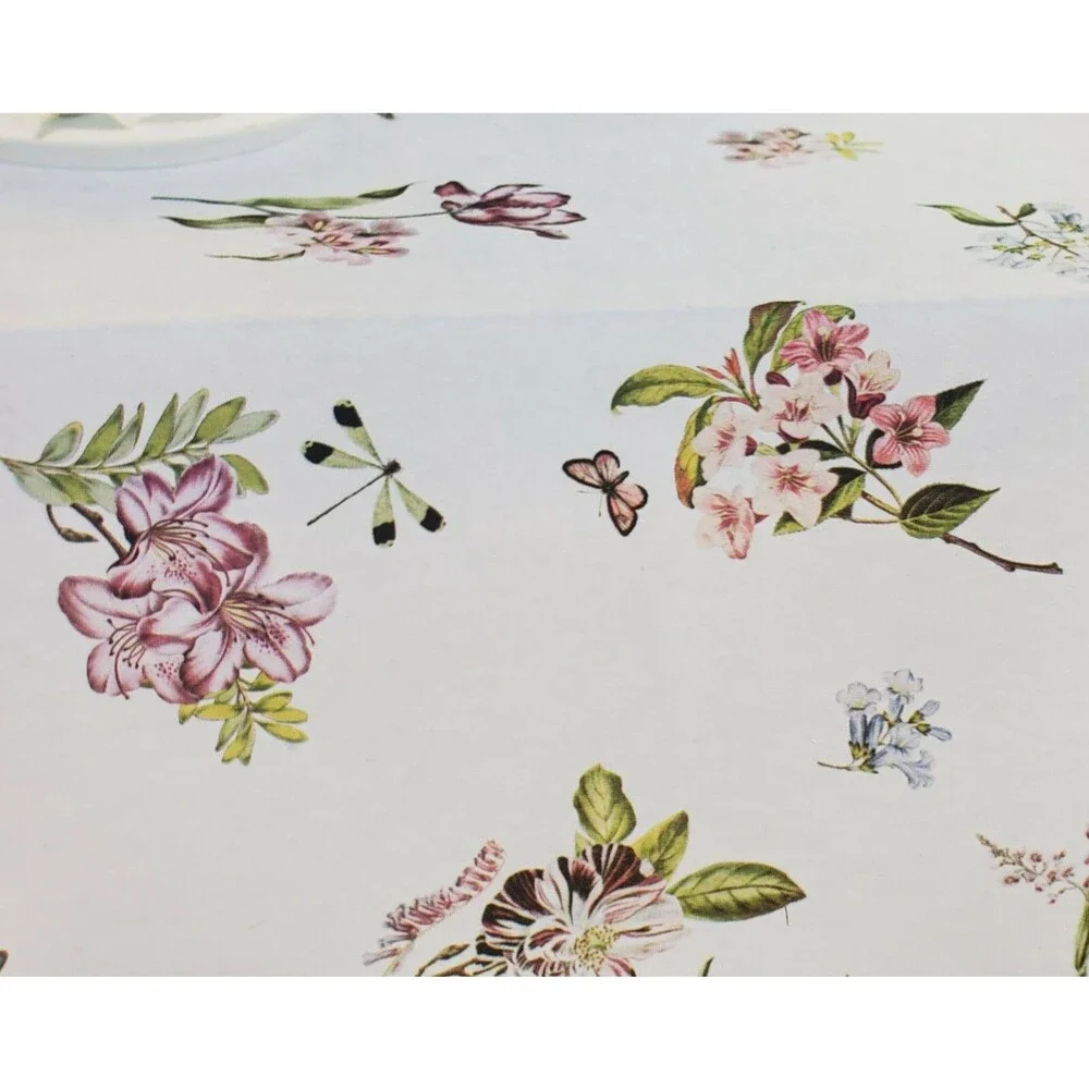 Textured Printed Fabric Tablecloth,60